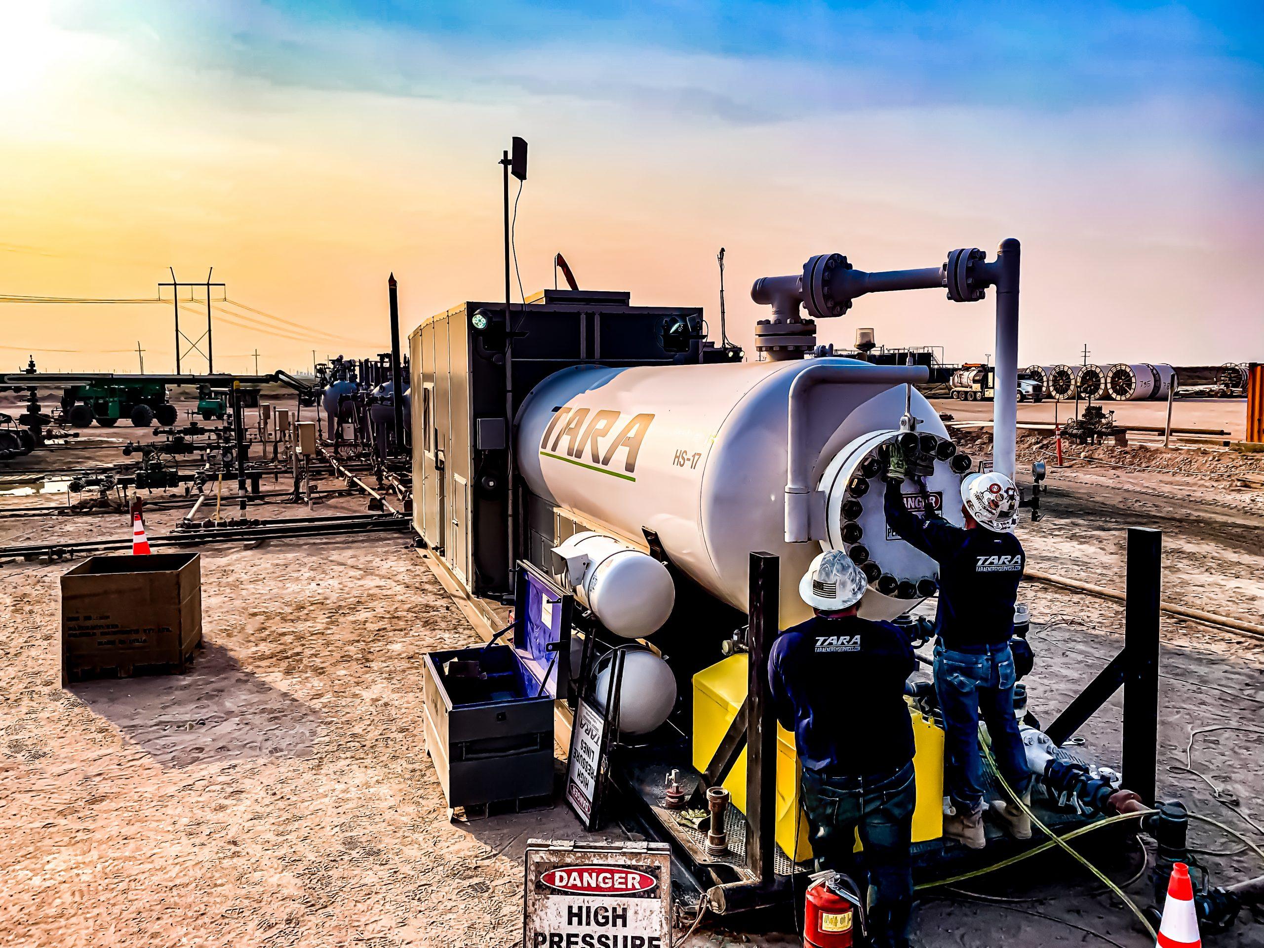 Tara Energy Services | Oil & Gas Production Testing Experts | Flareless Flowback Methane Reduction