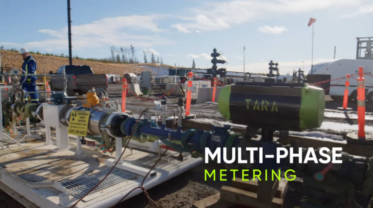 multi-phase metering Tara energy services Clairmont Alberta